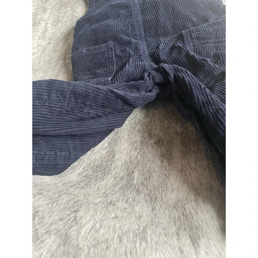 Osh Kosh Blue Corduroy Overalls 6 Months 3 6‎ Snap Crotch Lined
